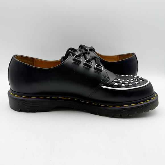 Dr. Martens Womens Ramsey Lace Up Oxfords EU 45 US 12 Black Leather EUC - Picture 4 of 14